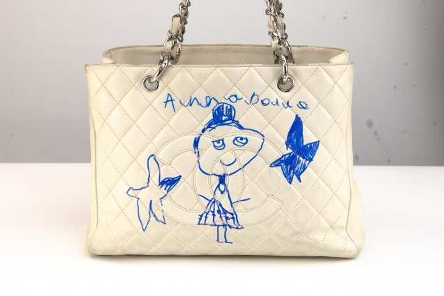 Daughter Doodled on Chanel GST: