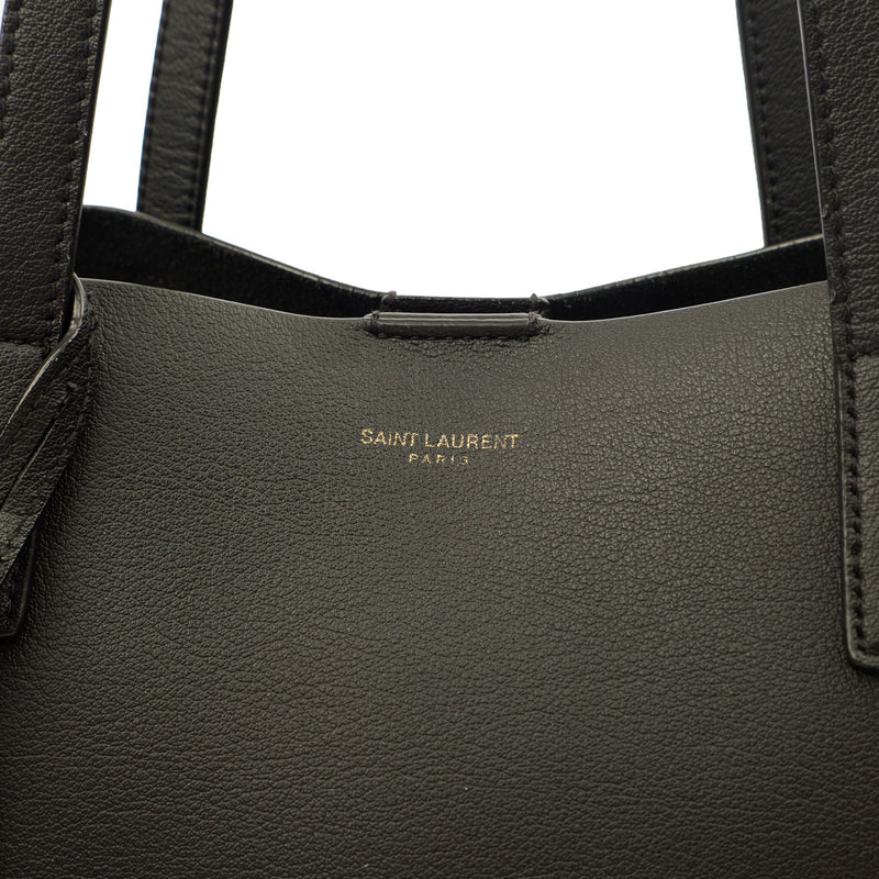 Picture of Saint Laurent Tote East West Tote in Black, Calfskin Leather