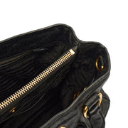 Picture of Prada Tote Vitello Daino Tote in Black, Leather