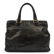 Picture of Prada Tote Vitello Daino Tote in Black, Leather