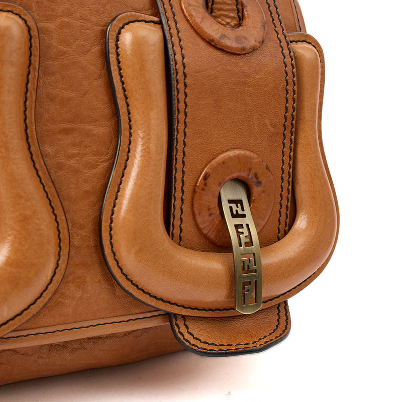 Picture of Fendi Shoulder Bag B Bag in Brown, Leather
