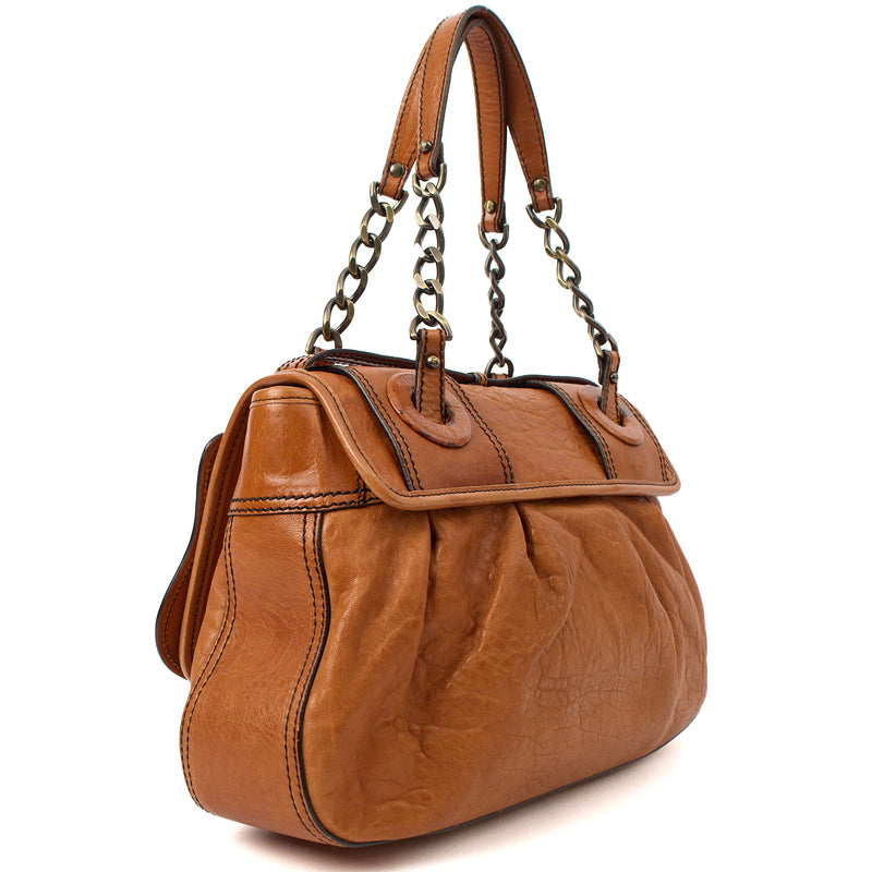 Picture of Fendi Shoulder Bag B Bag in Brown, Leather