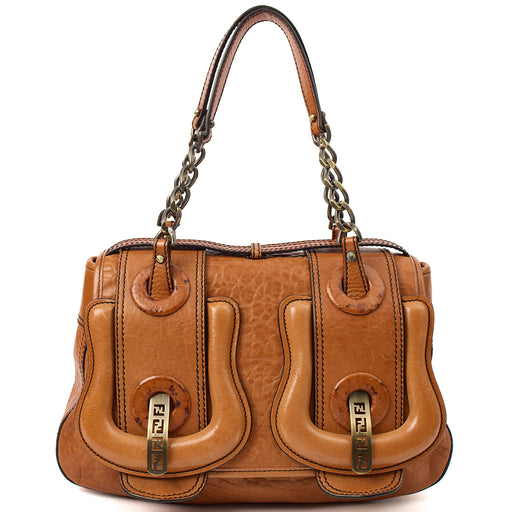 Picture of Fendi Shoulder Bag B Bag in Brown, Leather