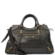 Picture of Balenciaga Cross Body Neo Classic - Medium in Grey, Agneau (Lambskin)