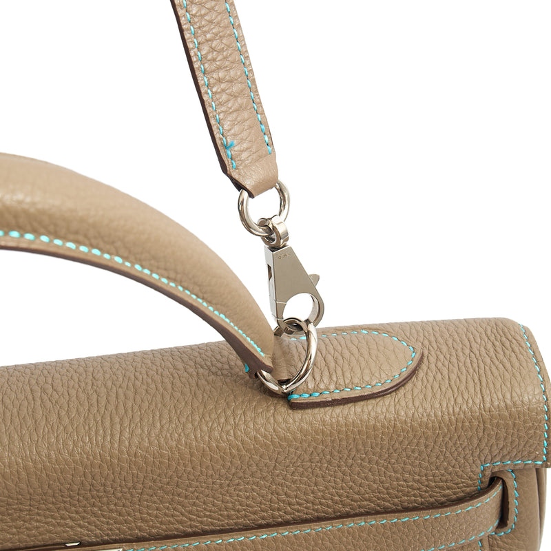 Picture of Hermes Top Handle Kelly 35 in Etain, Togo Leather