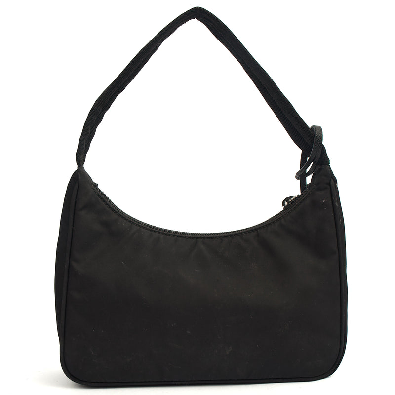 Picture of Prada Shoulder Bag Re-Edition 2000 Terry Mini Bag in Black, Nylon
