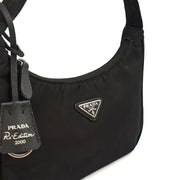 Picture of Prada Shoulder Bag Re-Edition 2000 Terry Mini Bag in Black, Nylon