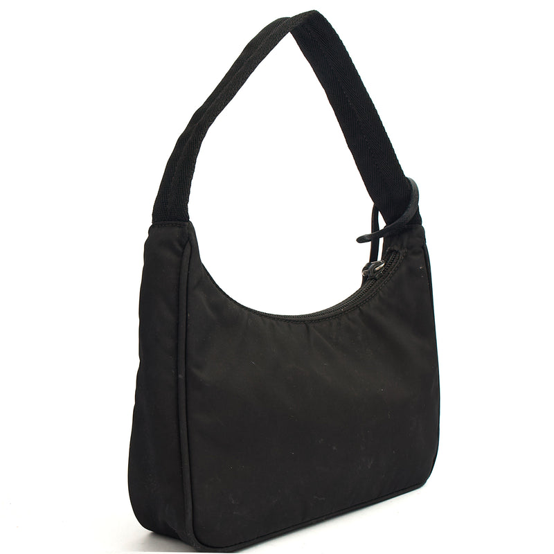 Picture of Prada Shoulder Bag Re-Edition 2000 Terry Mini Bag in Black, Nylon