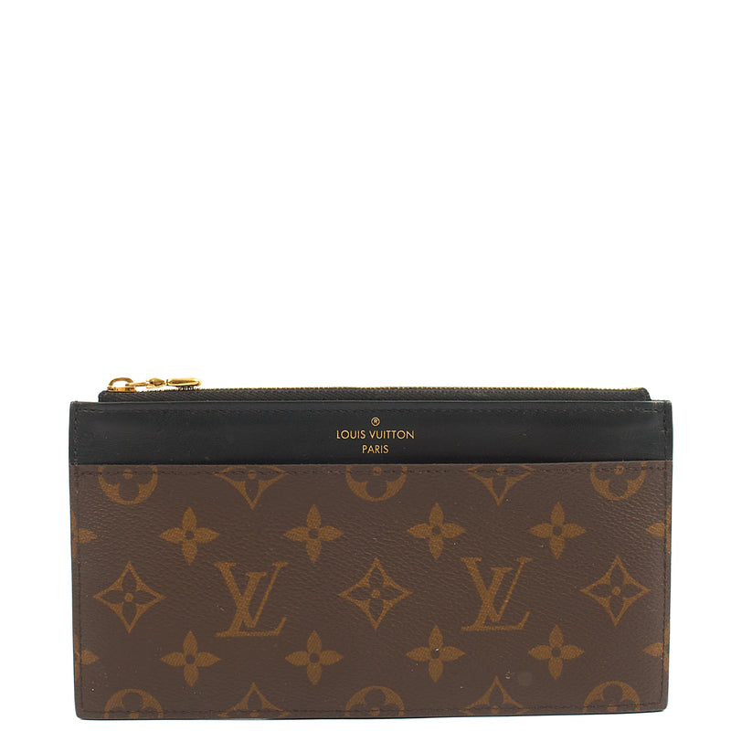 Picture of Louis Vuitton Wallet Slim Purse in Monogram, Leather