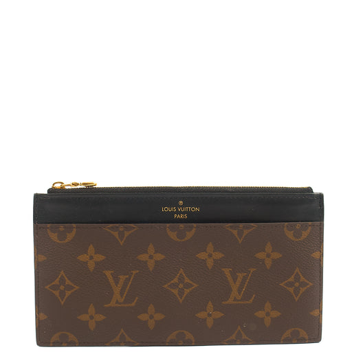 Picture of Louis Vuitton Wallet Slim Purse in Monogram, Leather
