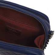Picture of Chanel Cross Body Coco Boy Camera Bag in Navy, Calfskin Leather
