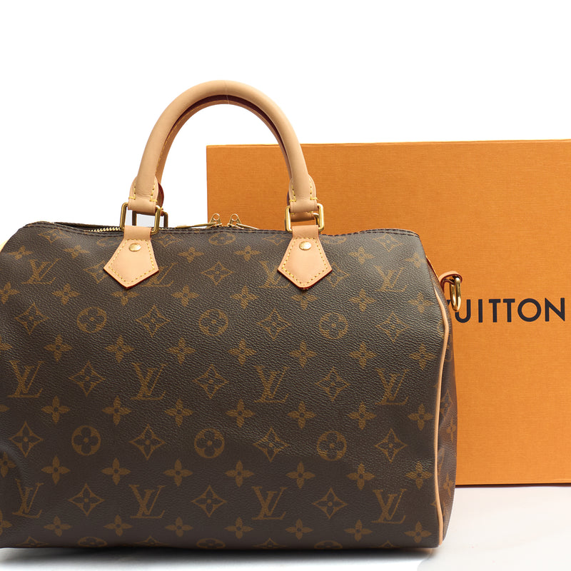 Picture of Louis Vuitton Cross Body Speedy Bandouliere 30 in Monogram, Canvas
