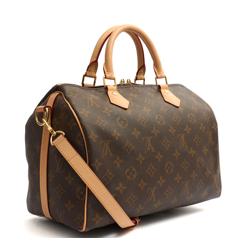 Picture of Louis Vuitton Cross Body Speedy Bandouliere 30 in Monogram, Canvas
