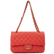 Picture of Chanel Shoulder Bag Classic Double Flap - Medium in Red, Lambskin Leather