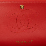 Picture of Chanel Shoulder Bag Classic Double Flap - Medium in Red, Lambskin Leather