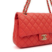 Picture of Chanel Shoulder Bag Classic Double Flap - Medium in Red, Lambskin Leather