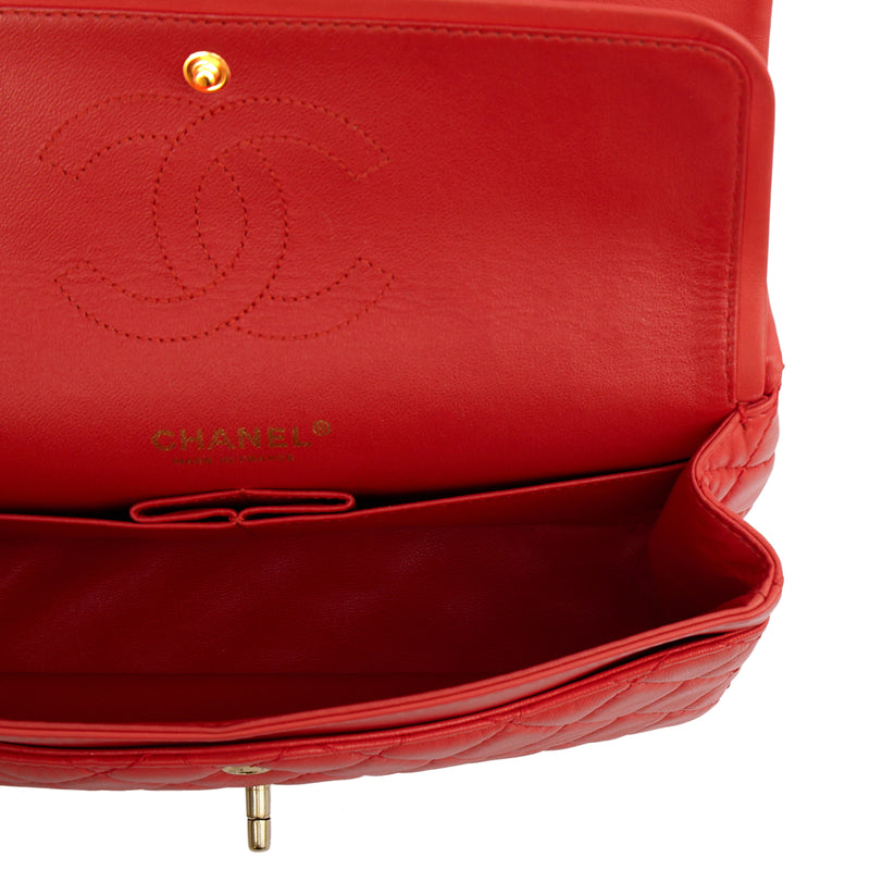 Picture of Chanel Shoulder Bag Classic Double Flap - Medium in Red, Lambskin Leather