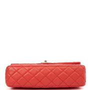 Picture of Chanel Shoulder Bag Classic Double Flap - Medium in Red, Lambskin Leather