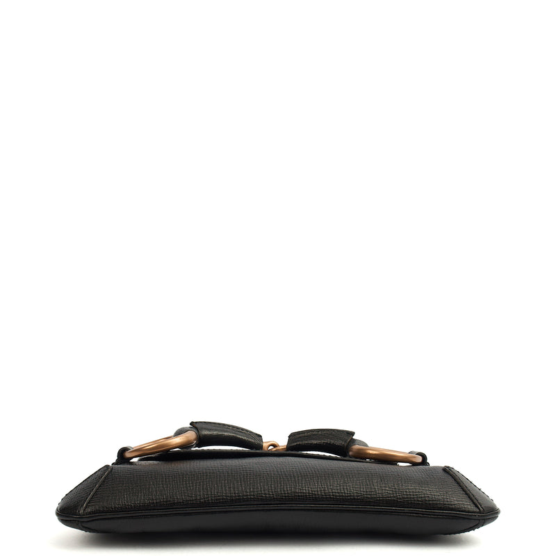 Picture of Gucci Shoulder Bag 1955 Horsebit Shoulder Bag in Black, Leather