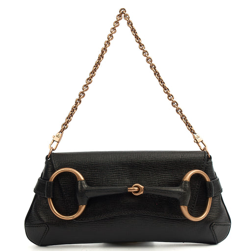 Picture of Gucci Shoulder Bag 1955 Horsebit Shoulder Bag in Black, Leather