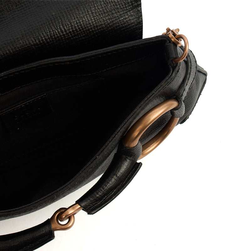 Picture of Gucci Shoulder Bag 1955 Horsebit Shoulder Bag in Black, Leather