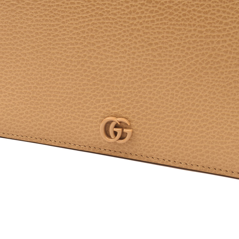 Picture of Gucci Cross Body Marmont Wallet On Chain in Neutral, Leather