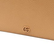 Picture of Gucci Cross Body Marmont Wallet On Chain in Neutral, Leather