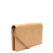 Picture of Gucci Cross Body Marmont Wallet On Chain in Neutral, Leather