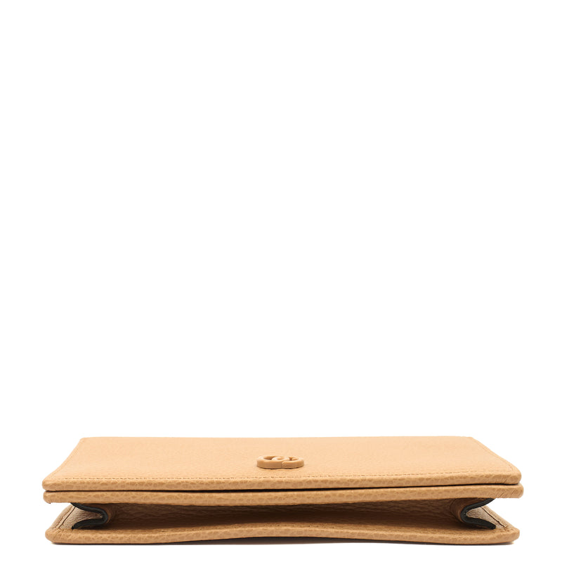 Picture of Gucci Cross Body Marmont Wallet On Chain in Neutral, Leather