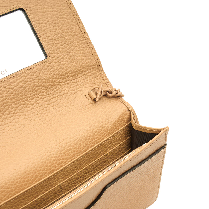 Picture of Gucci Cross Body Marmont Wallet On Chain in Neutral, Leather