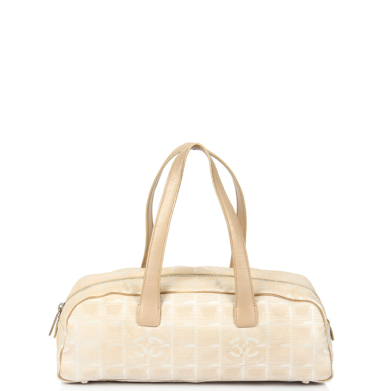 Picture of Chanel Shoulder Bag Travel Ligne Bowler in Neutral, Fabric
