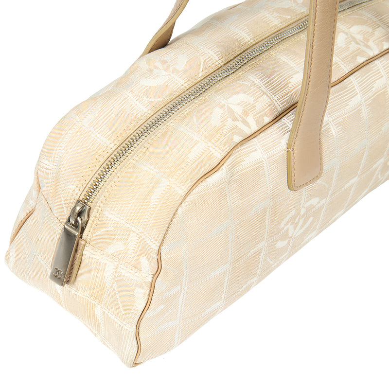 Picture of Chanel Shoulder Bag Travel Ligne Bowler in Neutral, Fabric