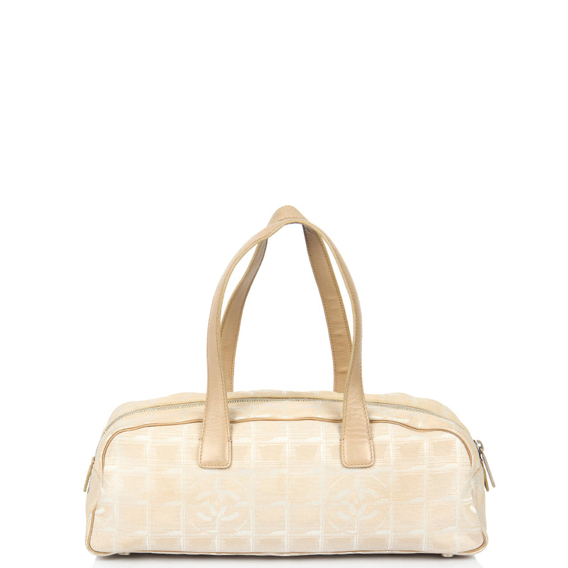 Picture of Chanel Shoulder Bag Travel Ligne Bowler in Neutral, Fabric
