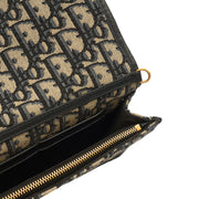 Picture of Christian Dior Cross Body 2-in-1 30 Montaigne Pouch in Blue, Dior Oblique Embroidery