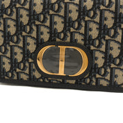 Picture of Christian Dior Cross Body 2-in-1 30 Montaigne Pouch in Blue, Dior Oblique Embroidery