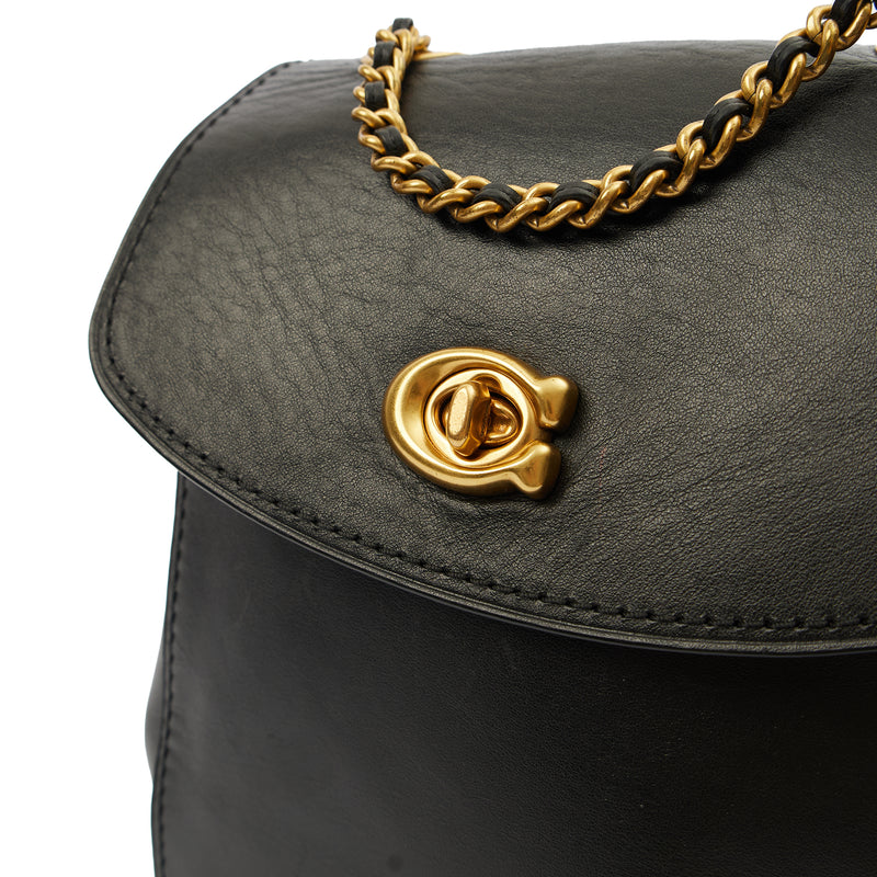 coach chain backpack Coach Backpack Parker Backpack in Black, Leather