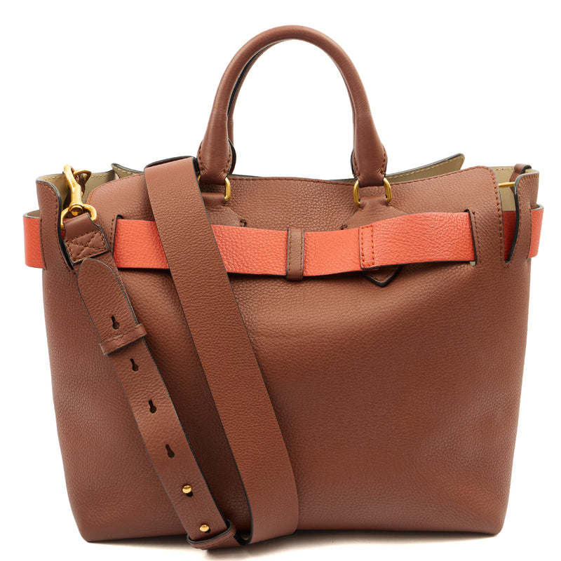 Picture of Burberry Tote Belt Bag - Medium in Brown, Leather