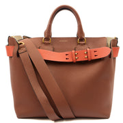 Picture of Burberry Tote Belt Bag - Medium in Brown, Leather