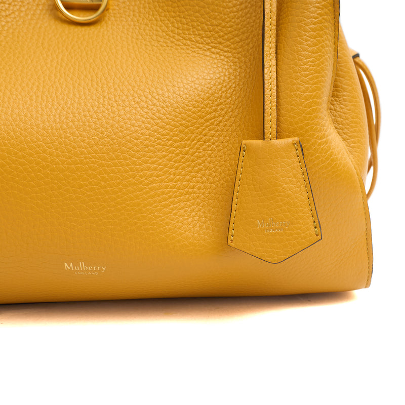 Picture of Mulberry Top Handle Iris in Deep Amber, Calfskin Leather
