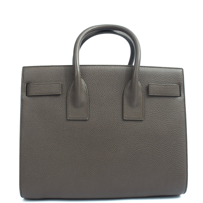 Picture of Saint Laurent Tote Sac de Jour in Taupe, Calfskin Leather