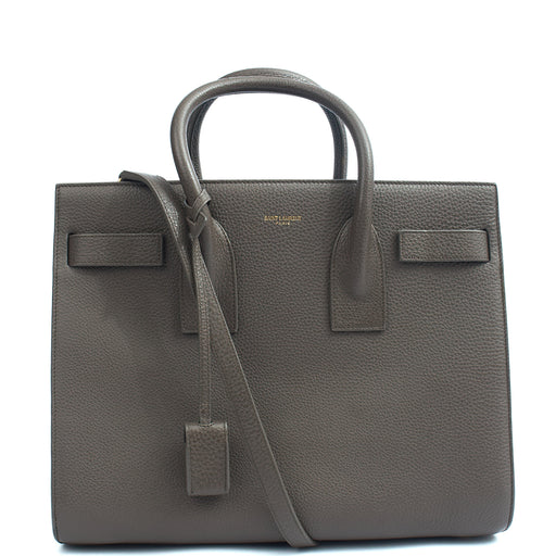 Picture of Saint Laurent Tote Sac de Jour in Taupe, Calfskin Leather
