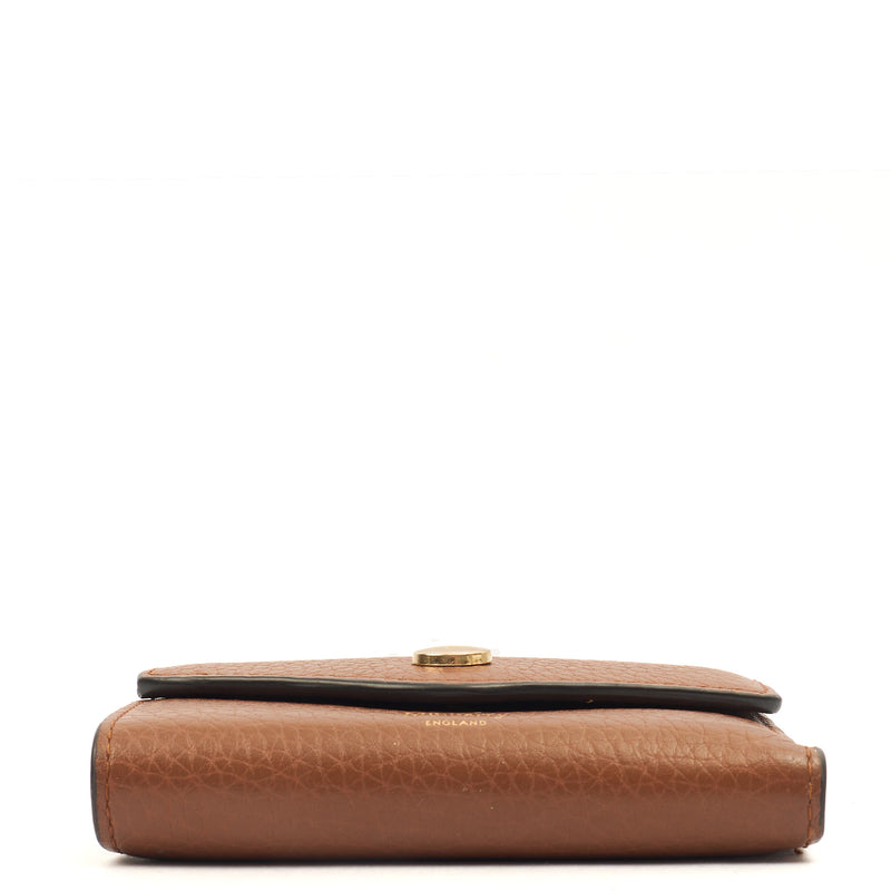 Picture of Mulberry Wallet Coin Purse in Chestnut, Leather