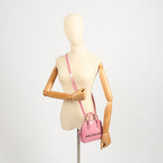 Picture of Balenciaga Cross Body Ville Top Handle XXS in Pink, Patent Leather