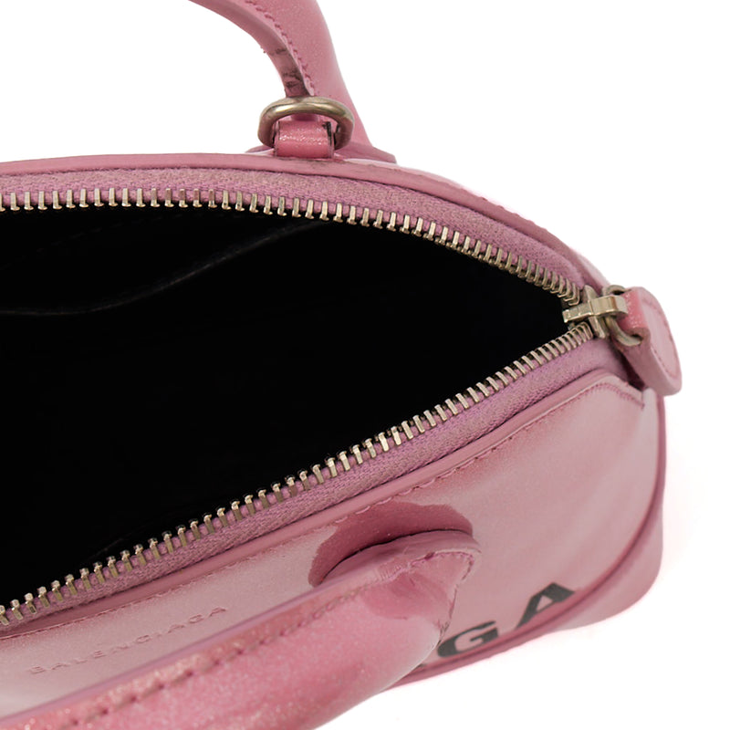 Picture of Balenciaga Cross Body Ville Top Handle XXS in Pink, Patent Leather