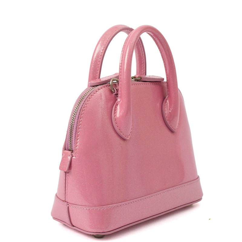 Picture of Balenciaga Cross Body Ville Top Handle XXS in Pink, Patent Leather