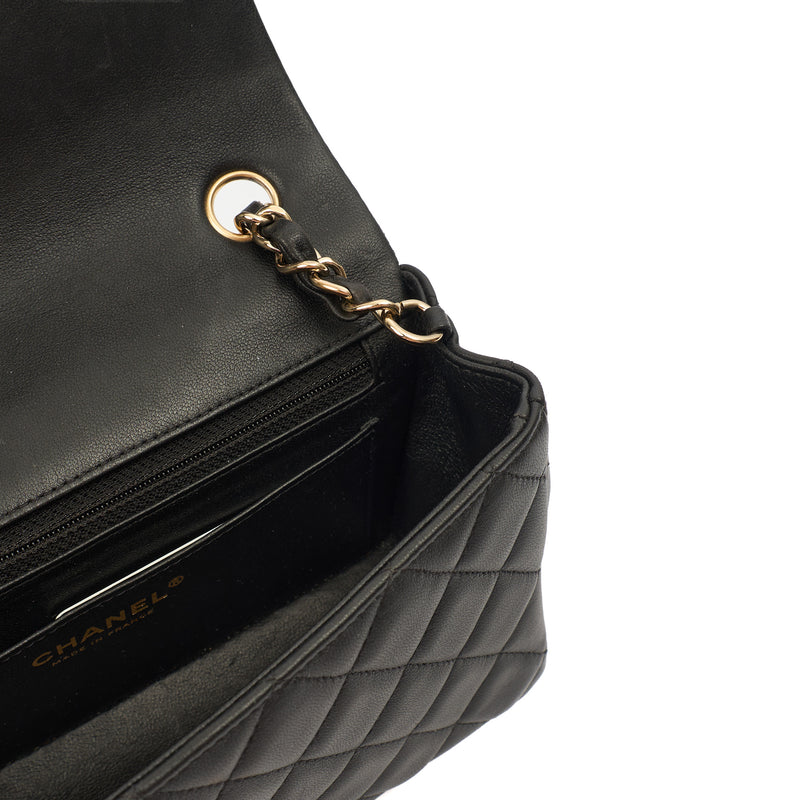 Picture of Chanel Cross Body Classic - Mini (Square) in Black, Lambskin Leather