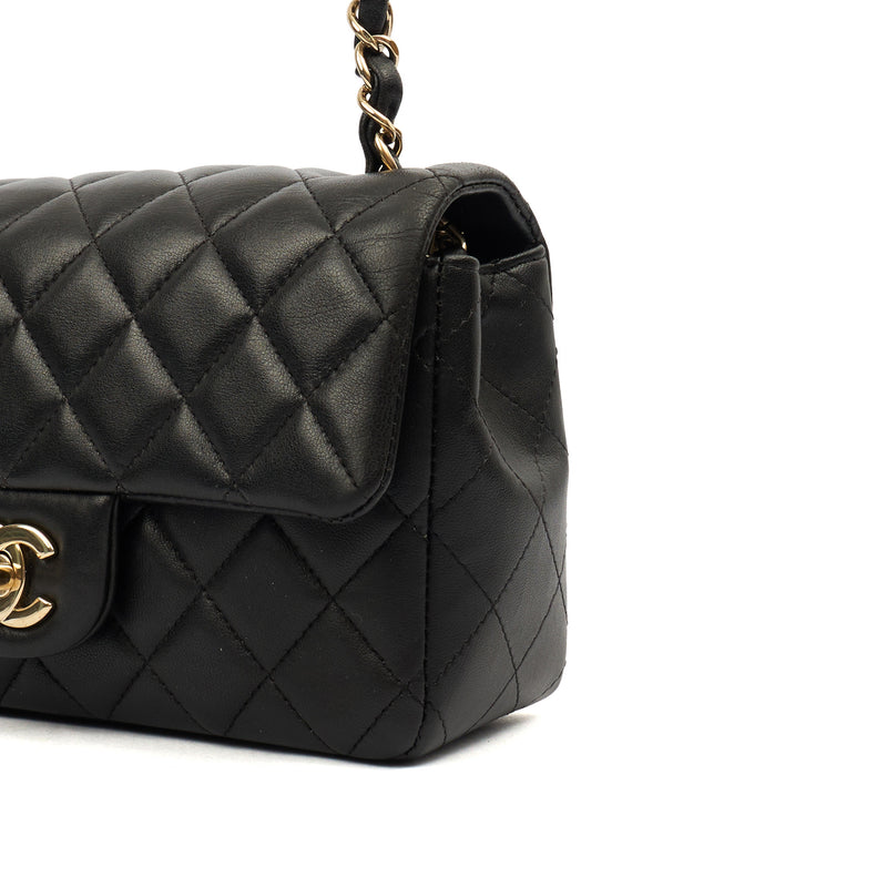 Picture of Chanel Cross Body Classic - Mini (Square) in Black, Lambskin Leather