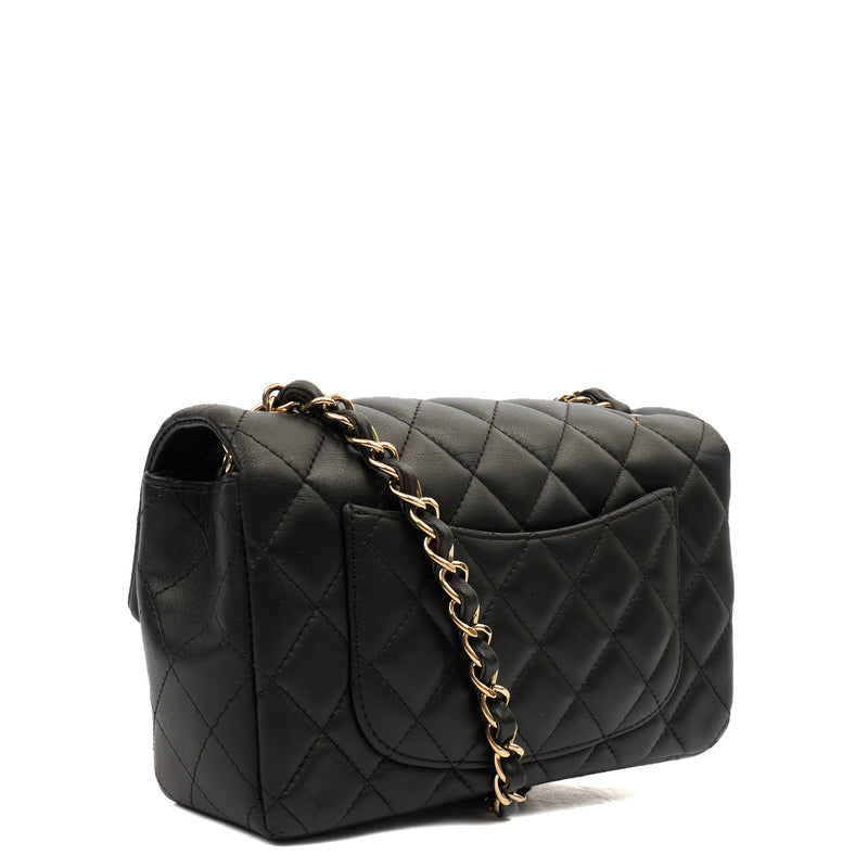 Picture of Chanel Cross Body Classic - Mini (Square) in Black, Lambskin Leather