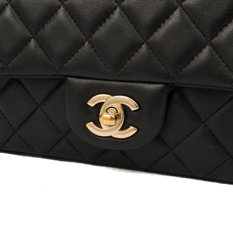 Picture of Chanel Cross Body Classic - Mini (Square) in Black, Lambskin Leather