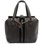 Picture of Gucci Tote Supreme Cherry Bag in Black, Leather